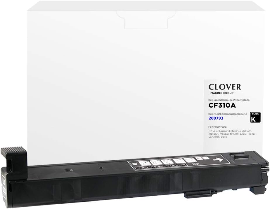 Clover Remanufactured Toner Cartridge Replacement for HP CF310A (HP 826A) | Black