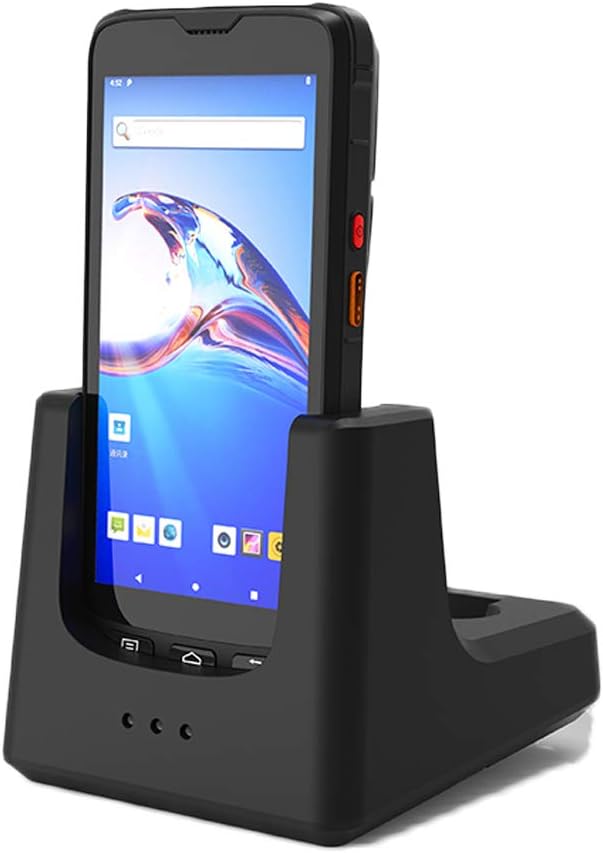 Android Mobile Data Terminal 4G Rugged Inventory PDA with Barcode Scanner,Charging Cradle for Warehouse Data Collection (2D-Android10 OS)