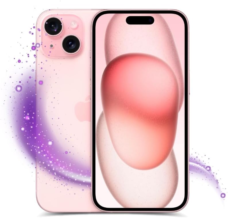 Apple iPhone 15, 128GB, Pink - Unlocked (Renewed Premium)