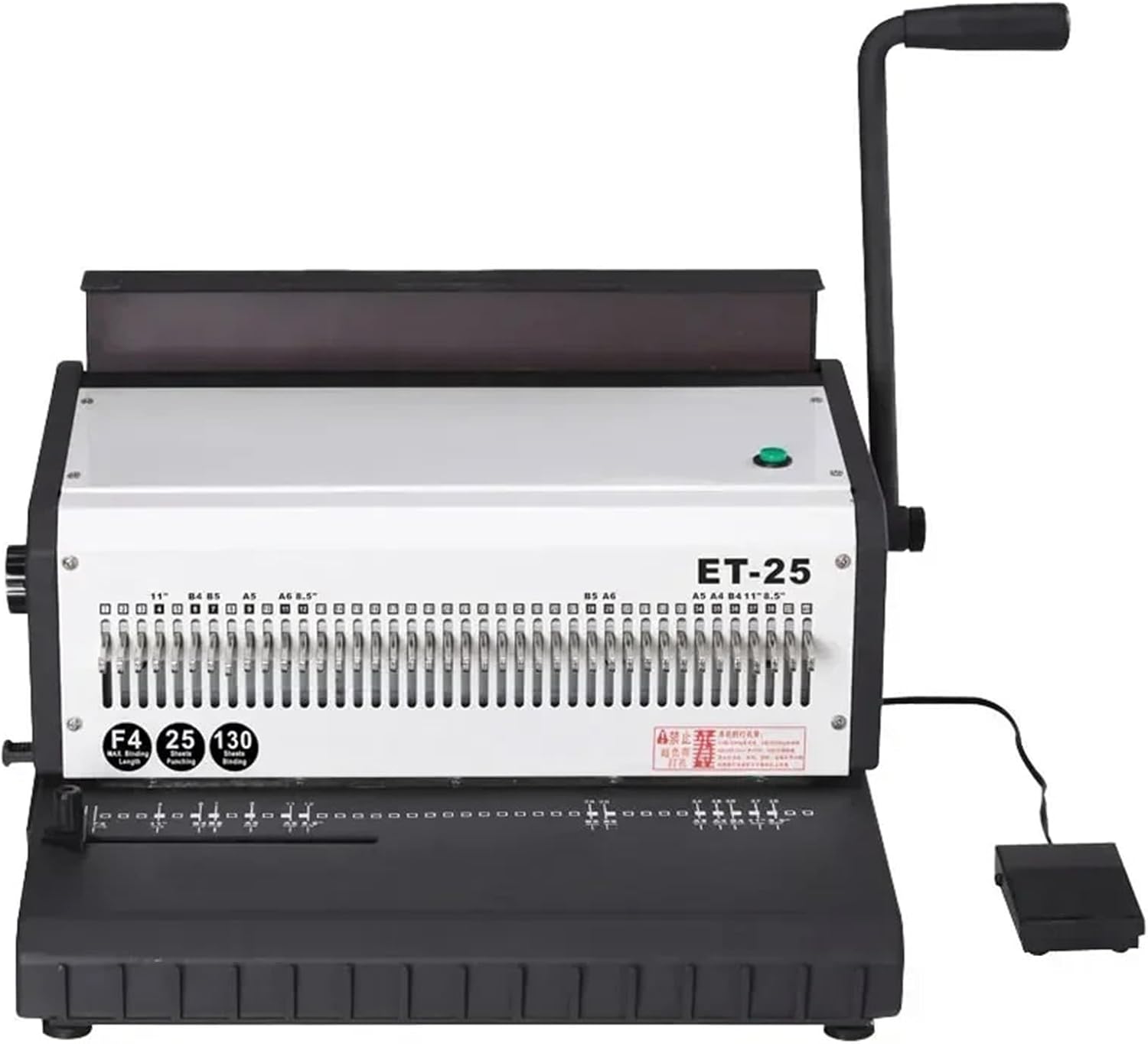 Binding Machine, Electric Iron Ring Binding Machine Double Iron Ring 40 Hole Puncher Binding Machine Desk Calendar Calendar Binding Mach