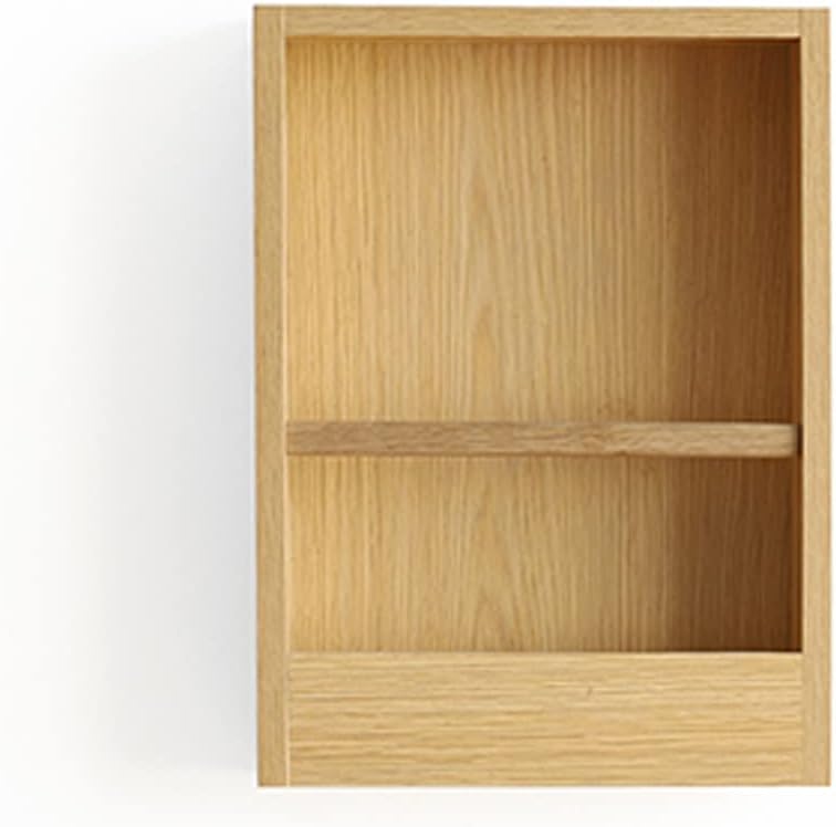 Small Bookcase Wall-Mounted Bookshelf Minimalist Bookshelves Wooden Magazine Rack Wall Storage Rack for Living Room, Bedroom, Office Storage Shelf for Office and Home (Color : A, Size : Small)