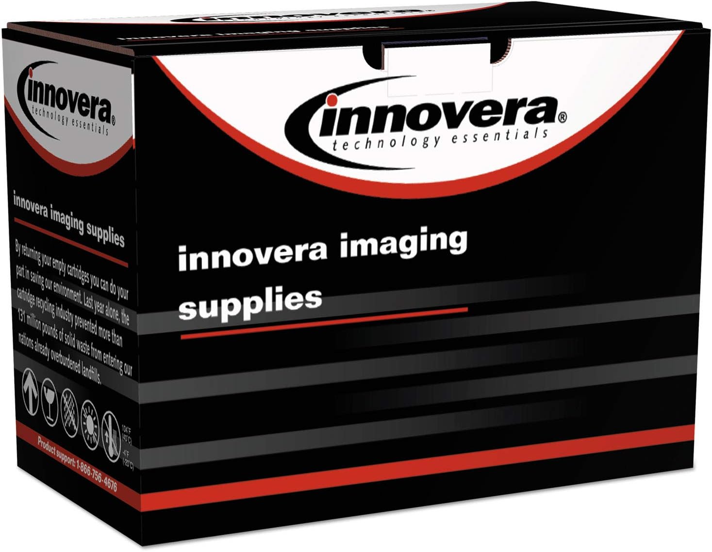 Innovera Remanufactured Black High-Yield Toner, Replacement for 593-BBYR, 25,000 Page-Yield
