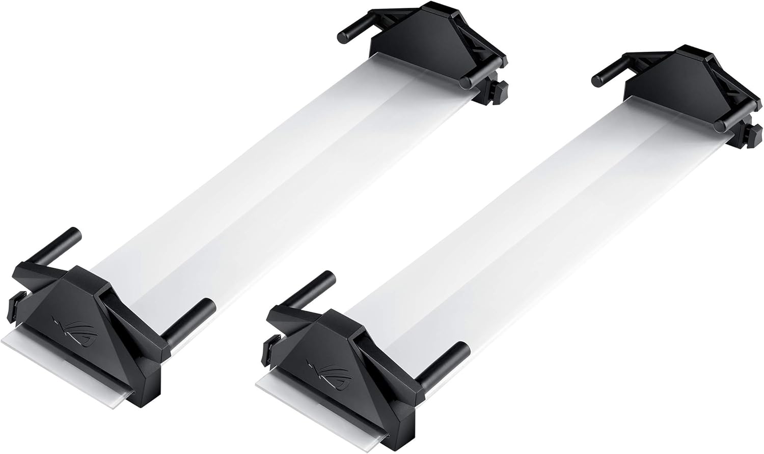 ASUS ABF01 ROG Bezel-Free Kit Universal Multi-Monitor Setup with Optical Micro-Structures Easy Assembly, Clear, (Set of 2)