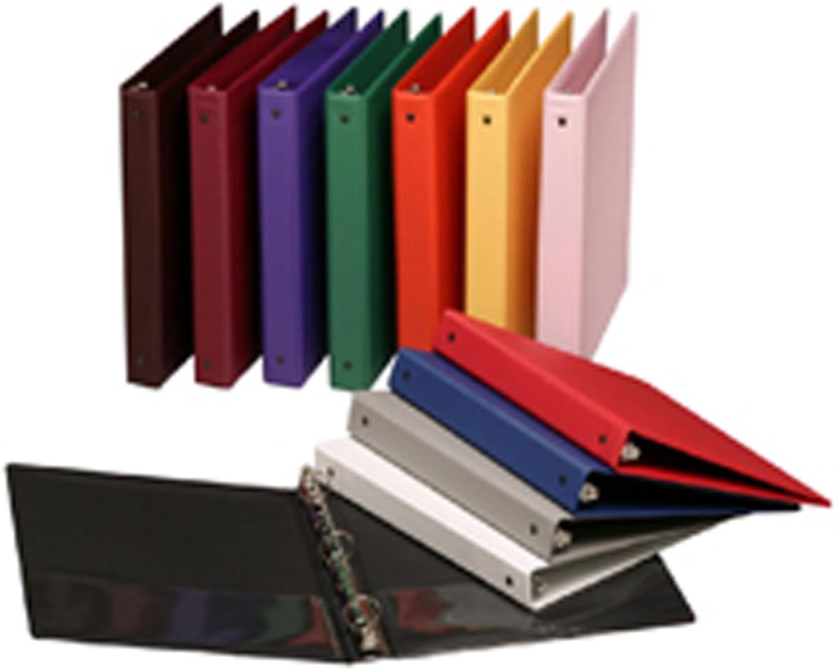 Assorted Colors View Binders, 1-1/2 inch Capacity, 8.5 x 11, Case of 12