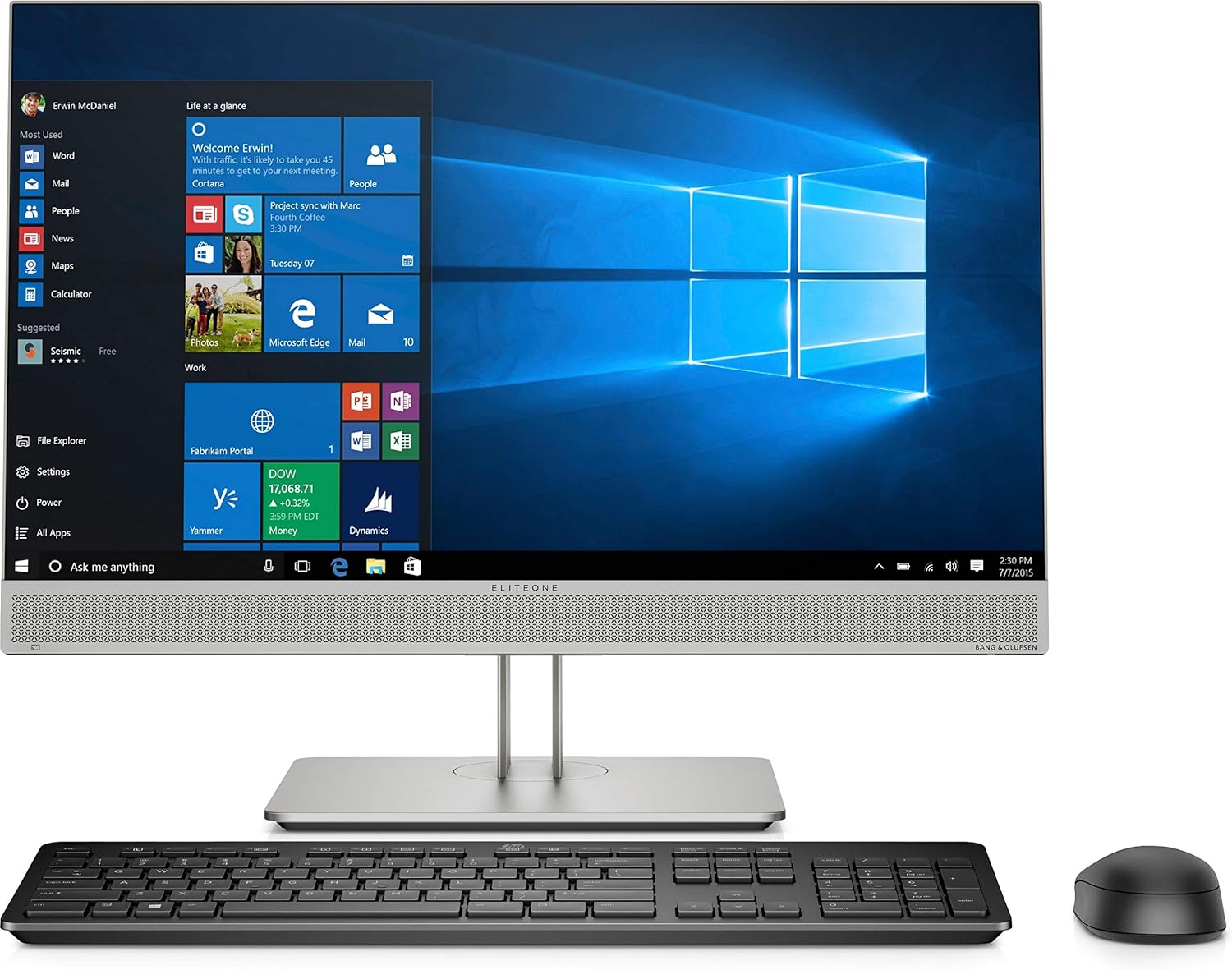 HP EliteOne 800 G5 All-in-One Computer - Core i5 i5-9500 - 16 GB RAM - 256 GB SSD - 23.8