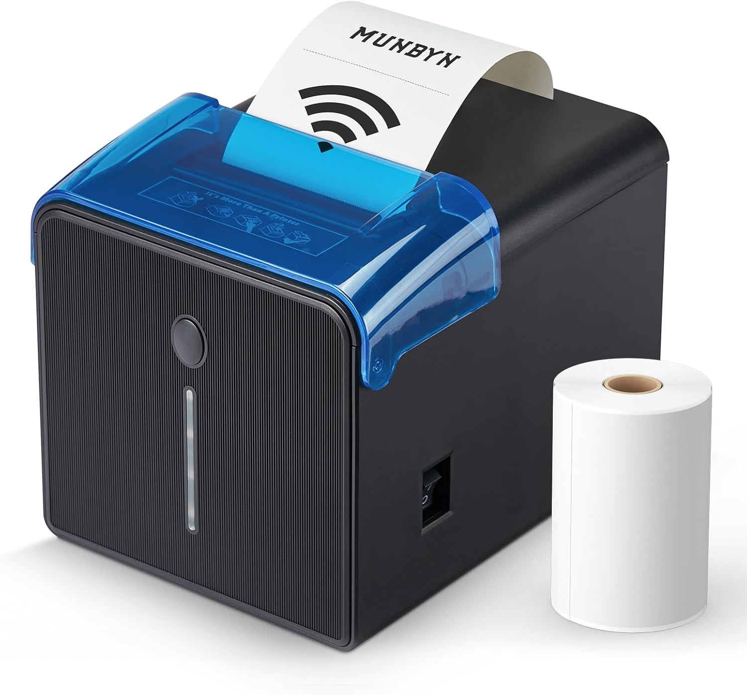 MUNBYN WiFi Receipt Printer with USB Port, 80mm POS Printer Works with Mac Windows Chromebook Linux Cash Drawer, ESC/POS (P047 WiFi), Do Not Support Square Paypal Zettle Shopify Kyte Bluetooth