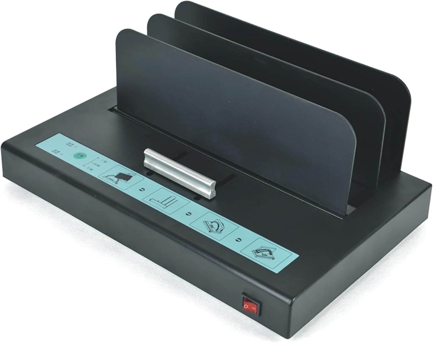 Hot Melt Binding Machine, PTC Ceramic Heating, Binding Thickness 50mm, A3(Short Edge)/A4/A5 Document Heat Binder with Built-in Cooling Rack for Tenders, Insurance Policy Contracts, Reports (Black )