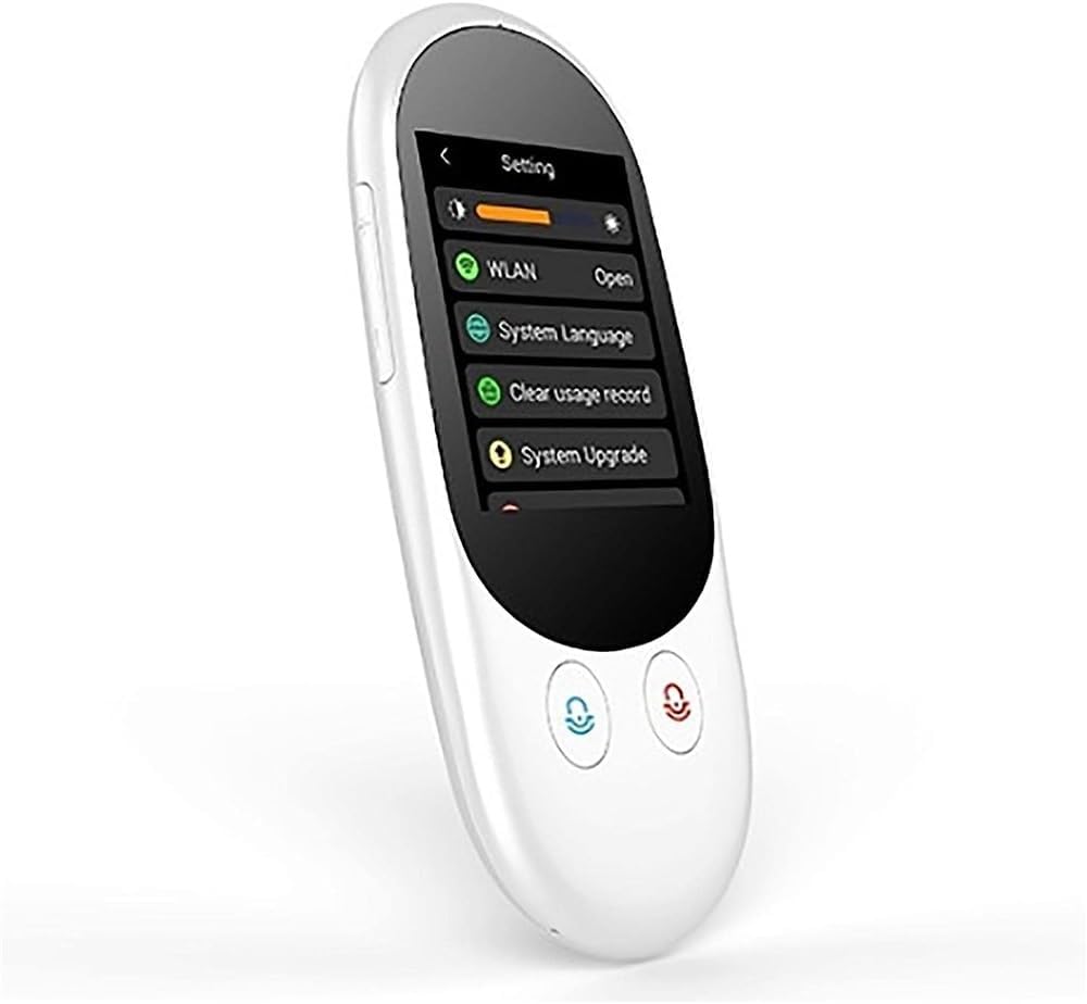 TENGJU Portable Foreign Language Translators Device, Portable Languages Two Way Instant Voice Translator, Portable Two Way Voice Interpreter