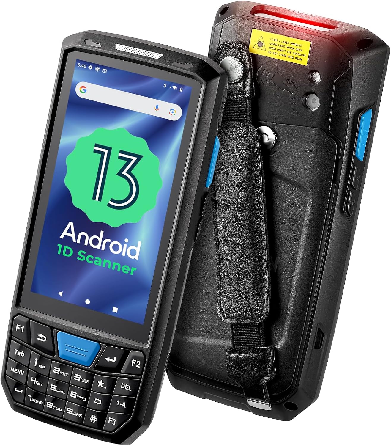 MUNBYN Android 13 Barcode Scanner 035Pro, Equip with Honeywell N4313 1D Handheld Scanner, 4GB+64GB Rugged PDA Handheld Computer, 4G LTE for for Small Business, Warehouse