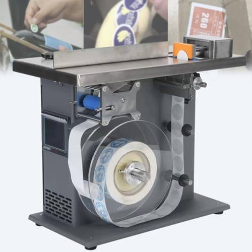 200W Semi-Automatic Right Angle Labeling Machine, 90° Corner Applicator Maintains ±0.5mm Accuracy, Applies 15-30 Labels/Min, for Packaging, Electronic Products