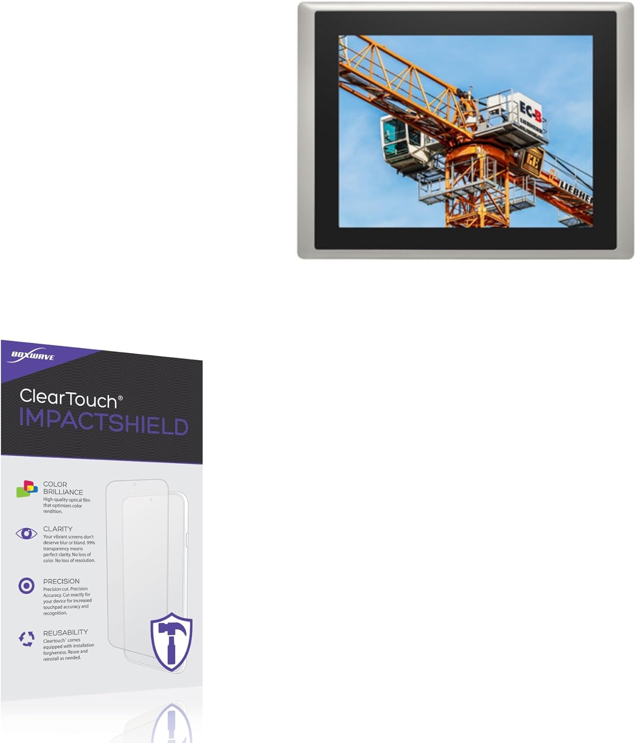 BoxWave Screen Protector Compatible With Cincoze CS-115/P2002 - ClearTouch ImpactShield (2-Pack), Impenetrable Screen Protector Flexible Film