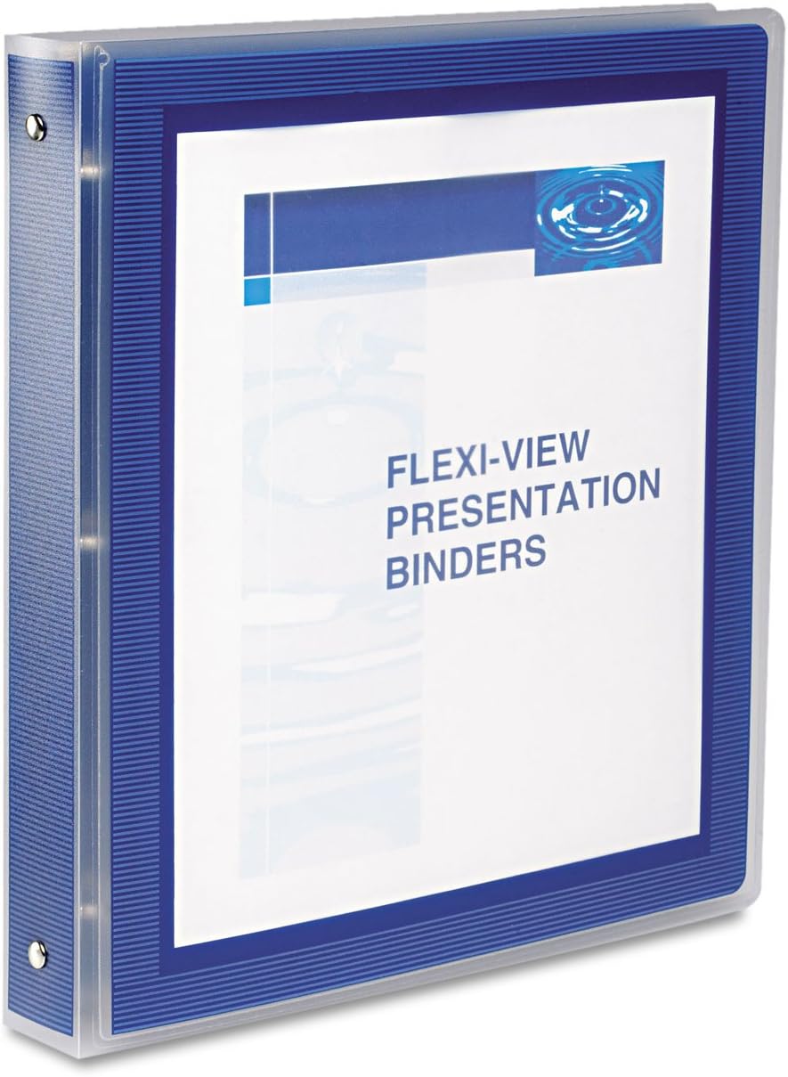 Avery Flexi-View Round Ring View Binder BNDR,FLEXI-VIEW 1