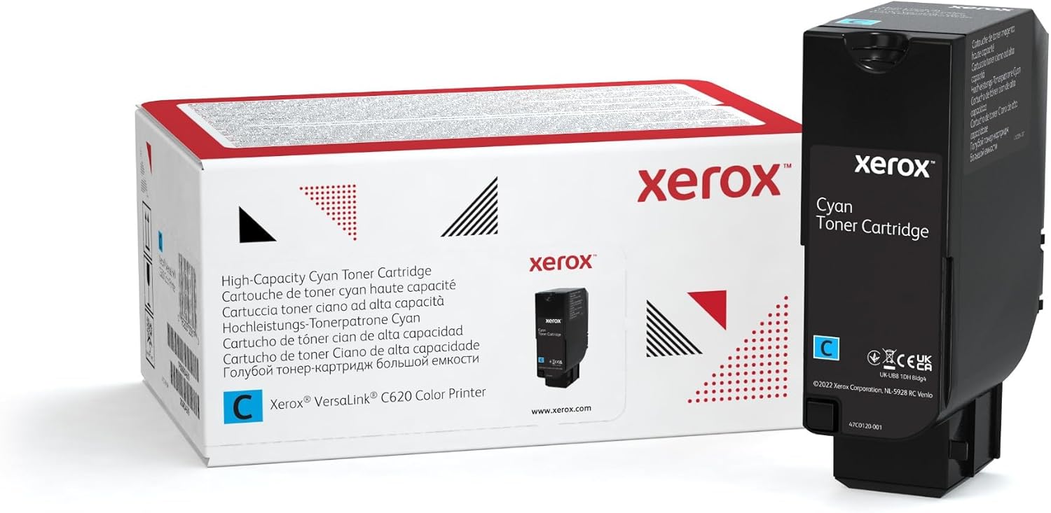 Xerox 006R04625 Genuine Cyan High Capacity Toner Cartridge for The Versalink C620 [use & R