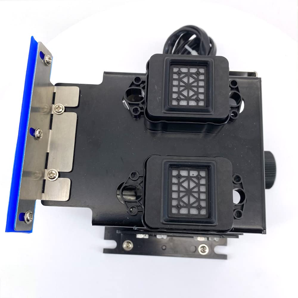 Printer Accessories Compatible with Double Head xp600/DX5/DX7 Large Format Aluminum Alloy Cap Station Pump Assembly Double Motor Ink Stack (Color : Xp600)(Dx5)