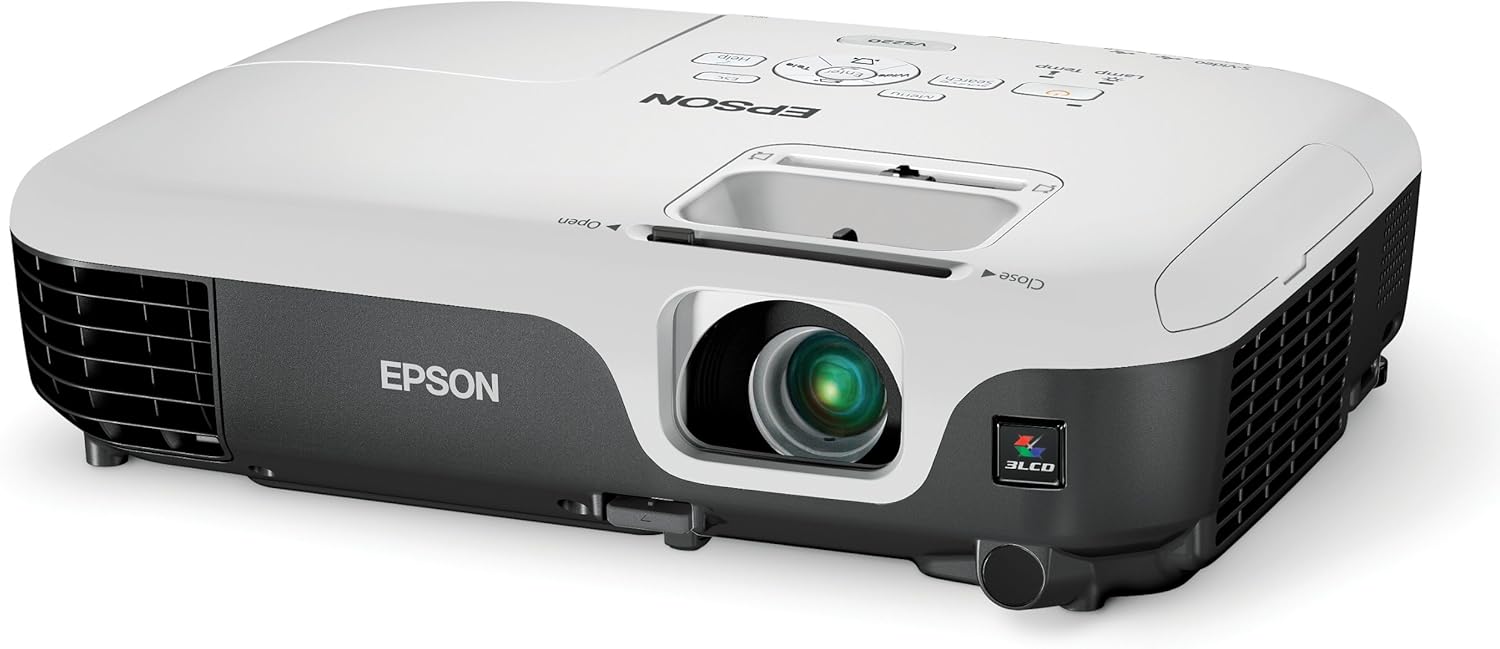 Epson VS220 SVGA 2700 lumens color brightness, 2700 lumens white brightness, HDMI, 3LCD Projector