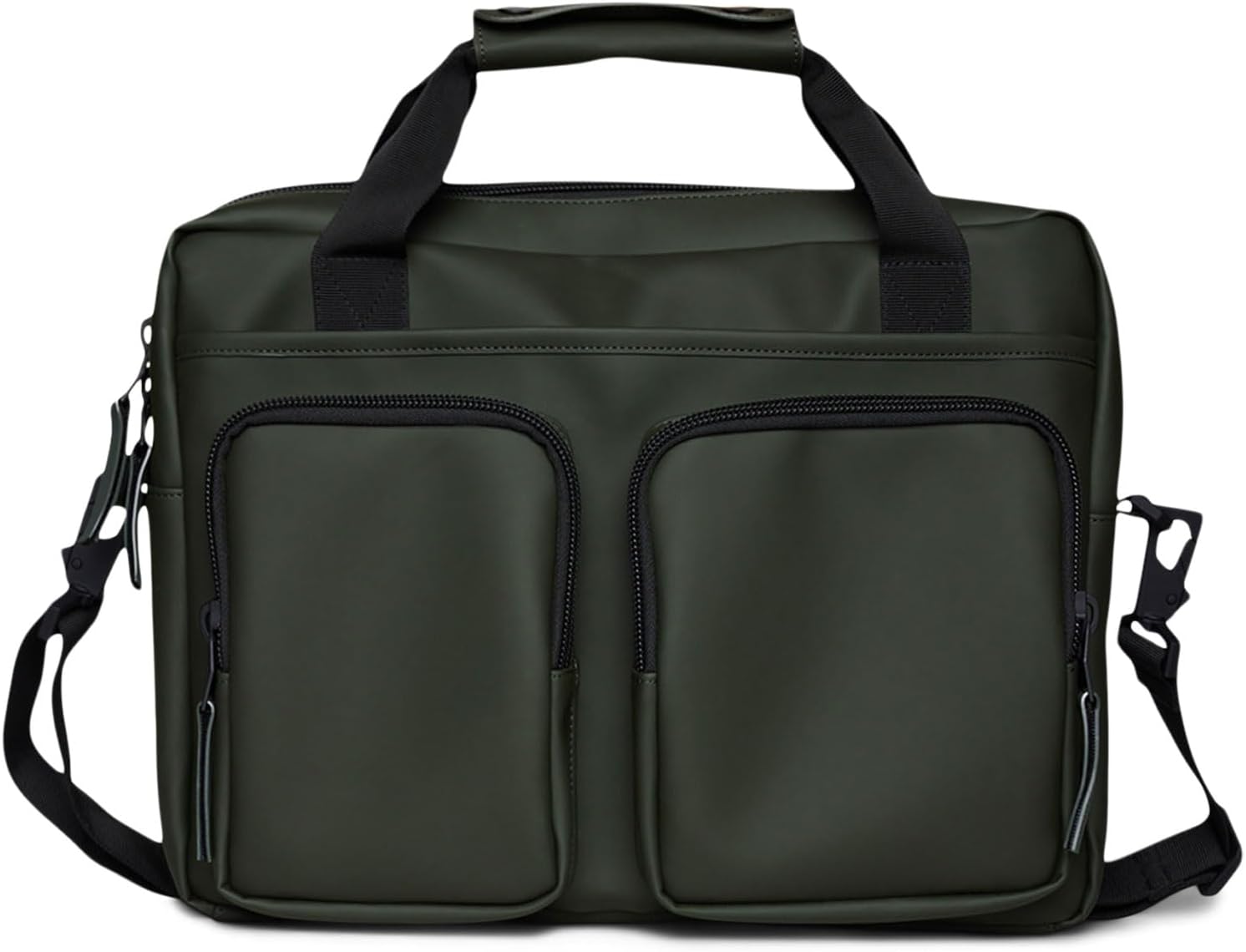 RAINS Texel Tech Bag - Green Waterproof Water Resistant Water Repellent Laptop Bag Unisex Commuter Travel Case 15