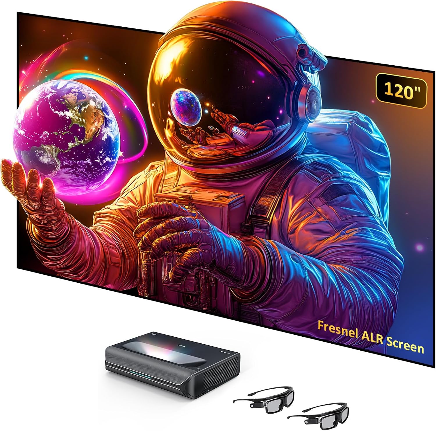 NexiGo Aurora Pro MKII Laser TV with 120