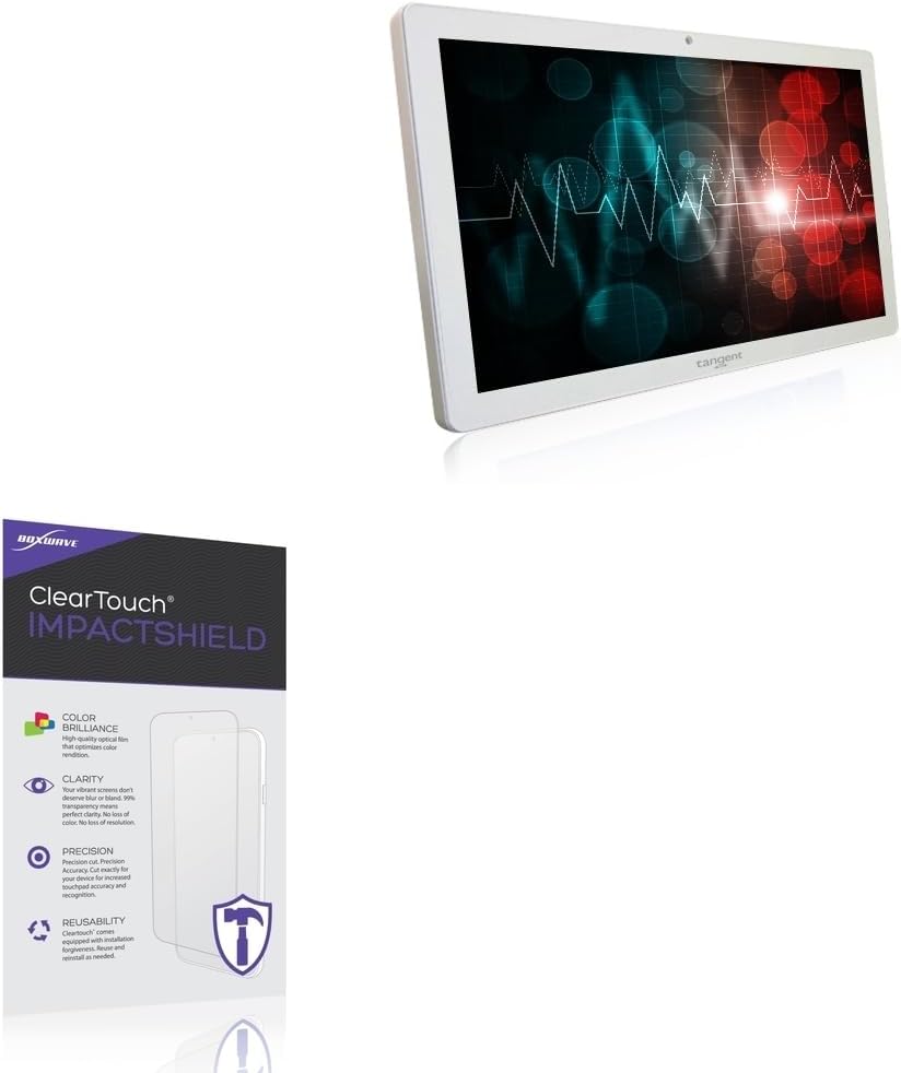 BoxWave Screen Protector Compatible with Tangent KW22 - ClearTouch ImpactShield (2-Pack), Impenetrable Screen Protector Flexible Film