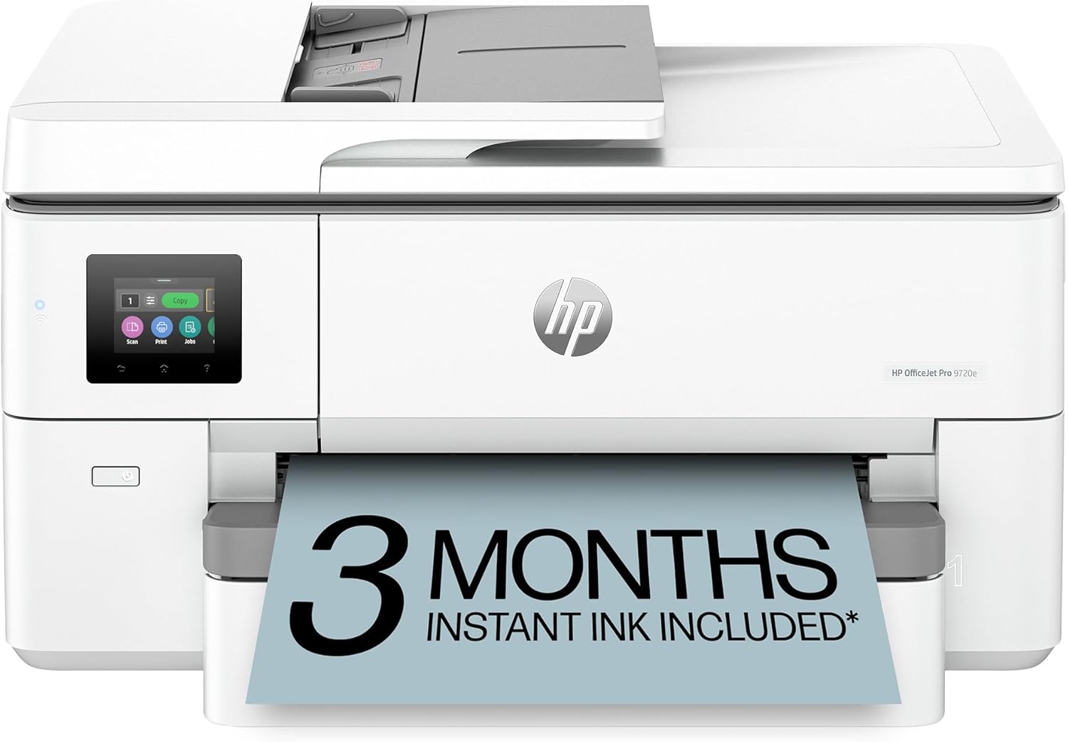 HP OfficeJet Pro 9720e Wide Format Wireless All-in-One Color Inkjet Printer, Print, scan, Copy, ADF, Duplex Printing Best for Office, 3 Month Instant Ink Trial Included, AI-Enabled (53N95A)