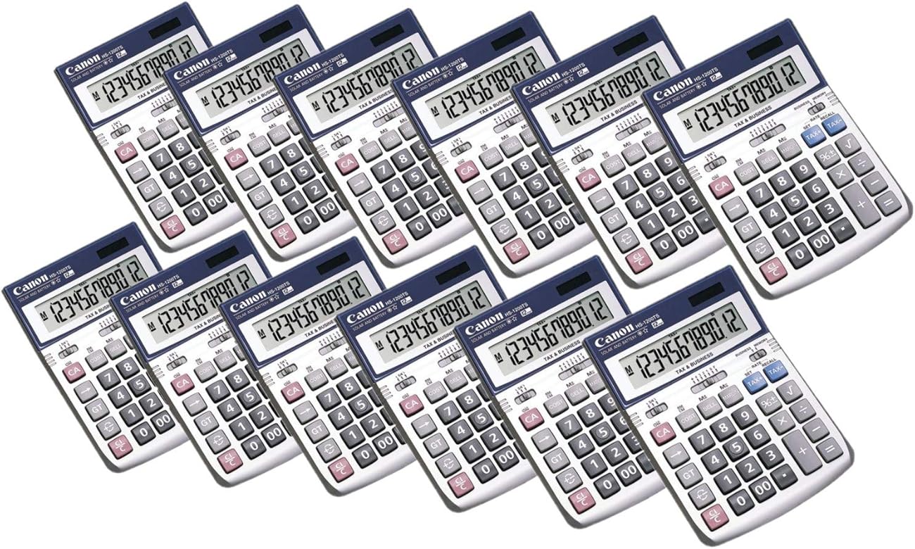 Canon Office Products HS-1200TS Business Calculator / 12 Pack