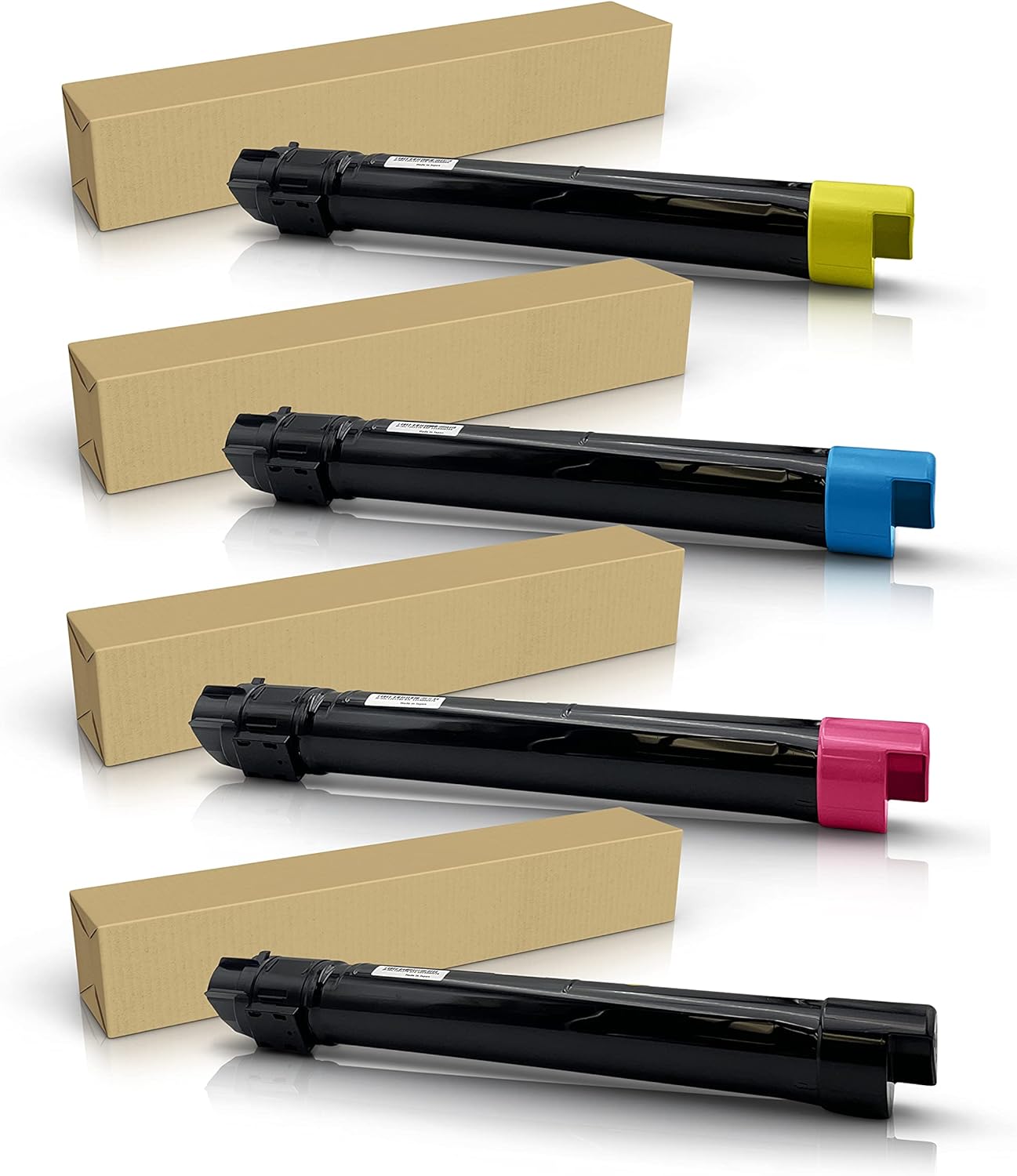 Professor Color Re-Coded Toner Cartridge Replacement for Xerox Phaser 7500 | 106R01436 106R01437 106R01438 106R01439 - High Capacity Toner