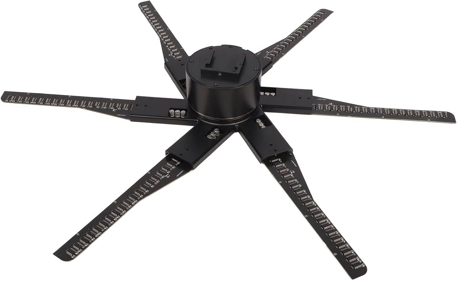 3D Hologram Fan, Projector 23.6inch, 4000x960 Resolution 6 Blades Hologram Fan Projector with 960pcs LED Beads for Exhibition Mall Cinema