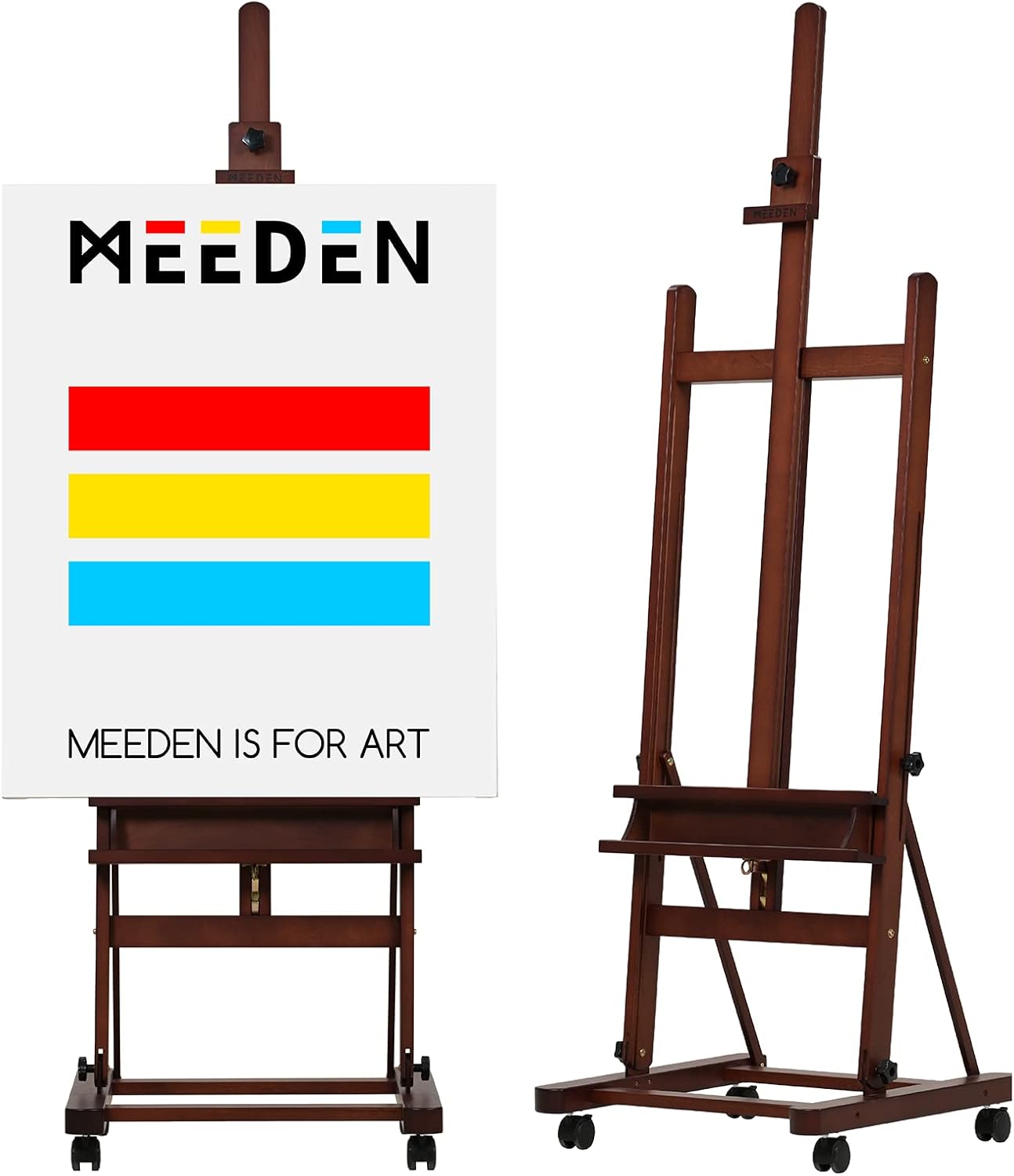 MEEDEN Large Studio Artist Easel, Holds Max Canvas 48
