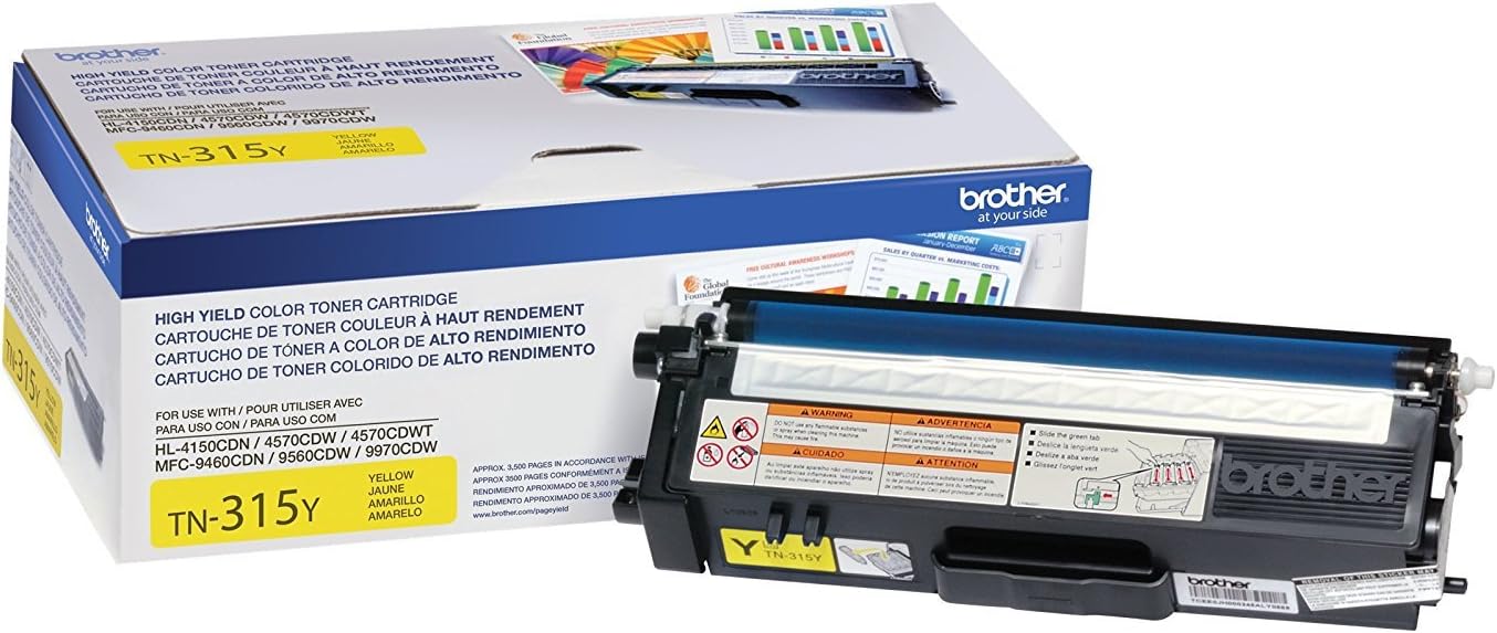 Brother BRTTN315Y - TN315Y TN-315Y High-Yield Toner