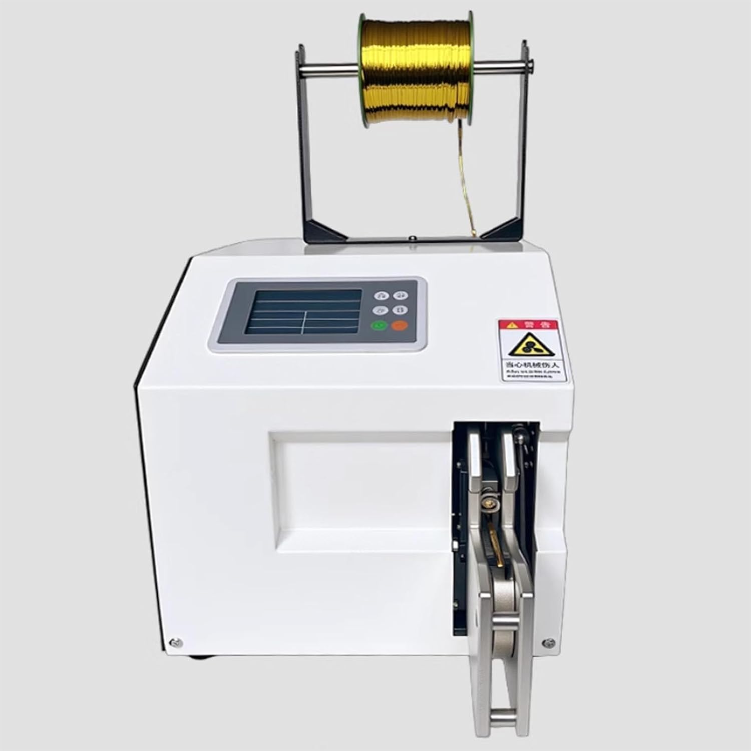 HYUIO Automatic Twist Tying Machine,Features Digital Touch Screen for Easy Use,for Efficient Food Bag Packing and Wire Binding,Wire Harness Binding Machine