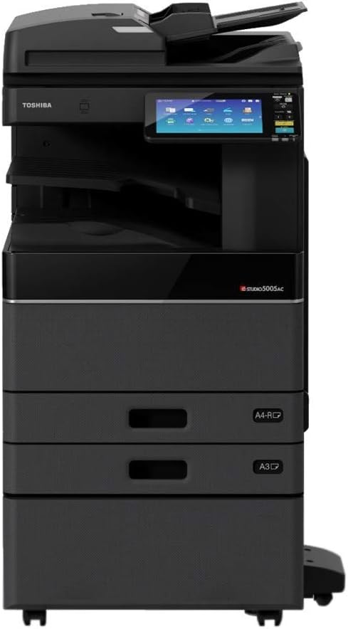 Toshiba E-Studio 2505AC A3/A4 Color Laser Multifunction Copier - 45ppm, Copy, Print, Scan, Scan-to-USB, Print-from-USB, Auto Duplex, Network, 2 Trays, Stand (Renewed)
