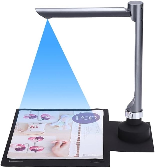 USB Document Camera Scanner Camera A4 Capture Size with LED Light Teaching Software for Learning