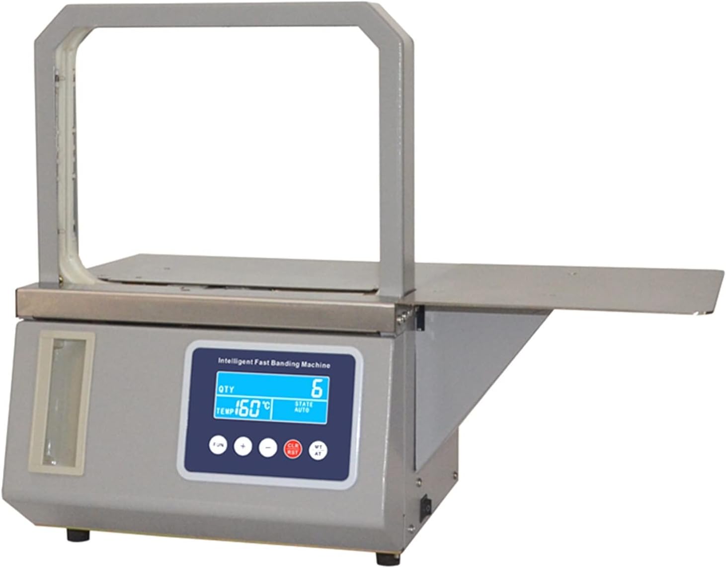 VGVGV Money Counter Machine, Automatic Hot Melt OPP Tape Banding Machine Supermarket Vegetable Strapping Machine Fast Binding Machine for Banknotes Detecting