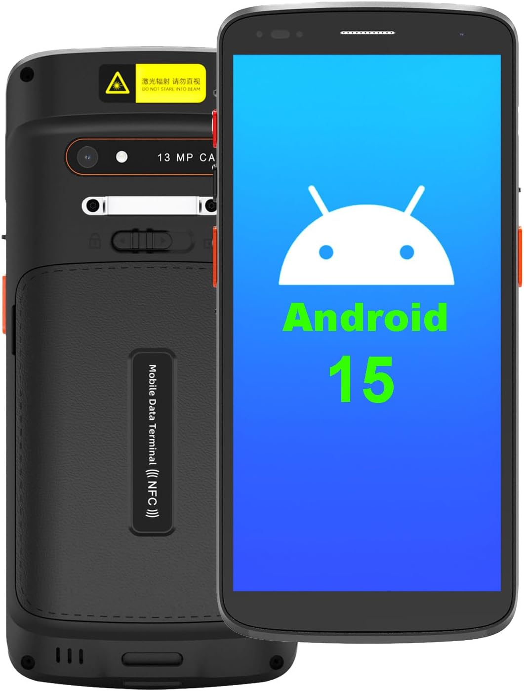Vanquisher Android 15 Enterprise Portable Data Terminal, 2025Q4 Launched, 6-inch Touchscreen Handheld PDA with Zebra SE4710 1D & 2D QR Barcode Scan Engine, WiFi & 4G LTE, IP67 Waterproof & Dustproof