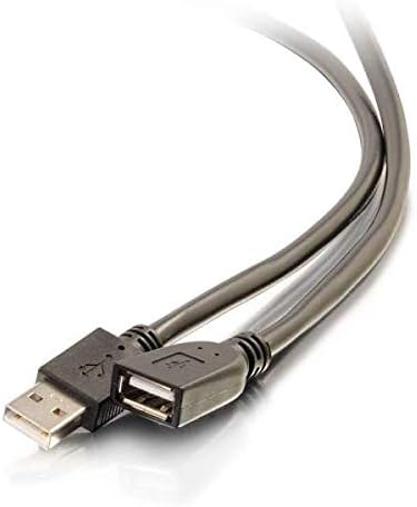 C2G USB Long Extension Cable, USB Cable, USB A to A Cable, White, 75 Feet (22.86 Meters), Cables to Go 39936