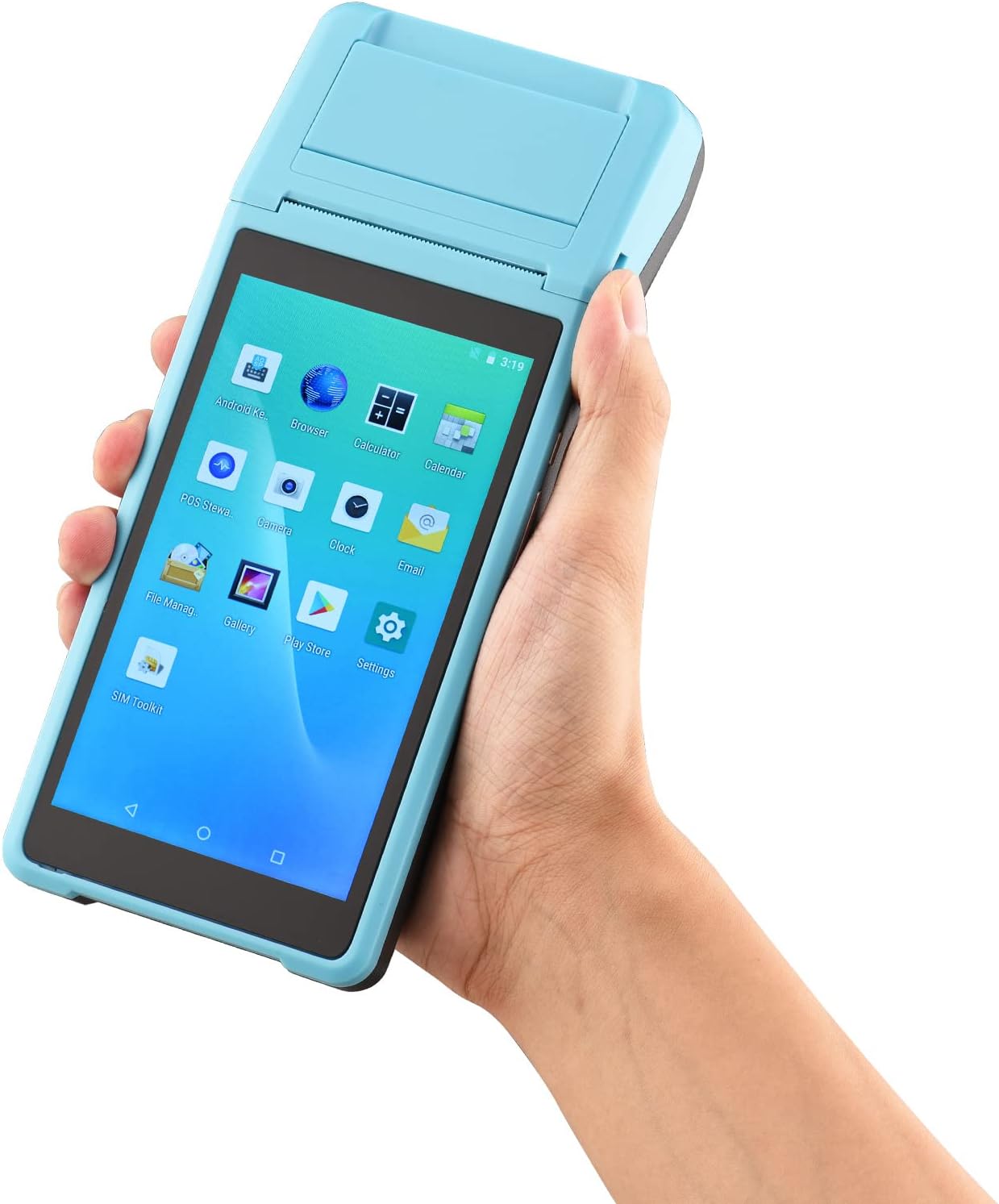 Irfora Handheld PDA Printer Smart POS Terminal Wireless Portable Printers Intelligent Payment Terminal Function BT/WiFi/USB OTG/ 3G Communication