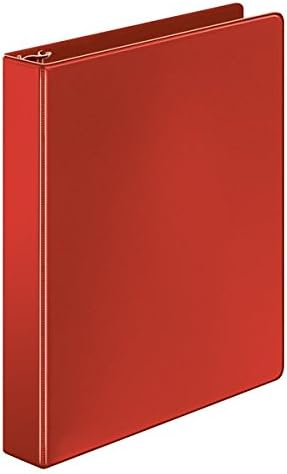 Performer Non - Locking Round Ring Binder, 1 in, Assorted Colors (Pack of 24)