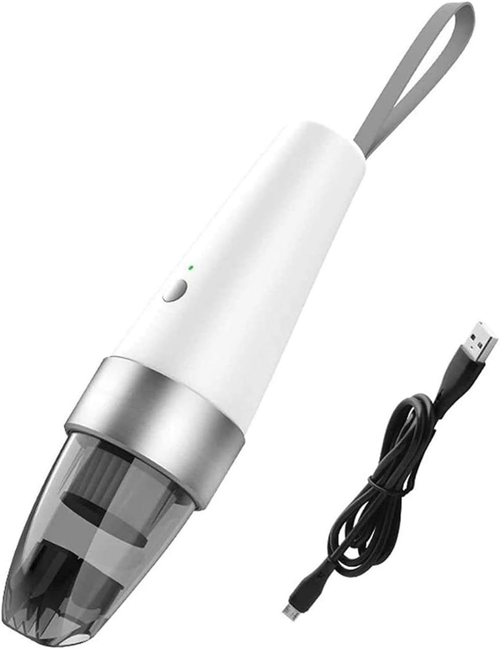 Handheld Vacuum, Cordless Mini Hand Vacuum Cleaner, 4KPa Powerful Suction Hand Cleaner with USB Charging, Stainless Steel Mesh, Hand Held Vac for Dry