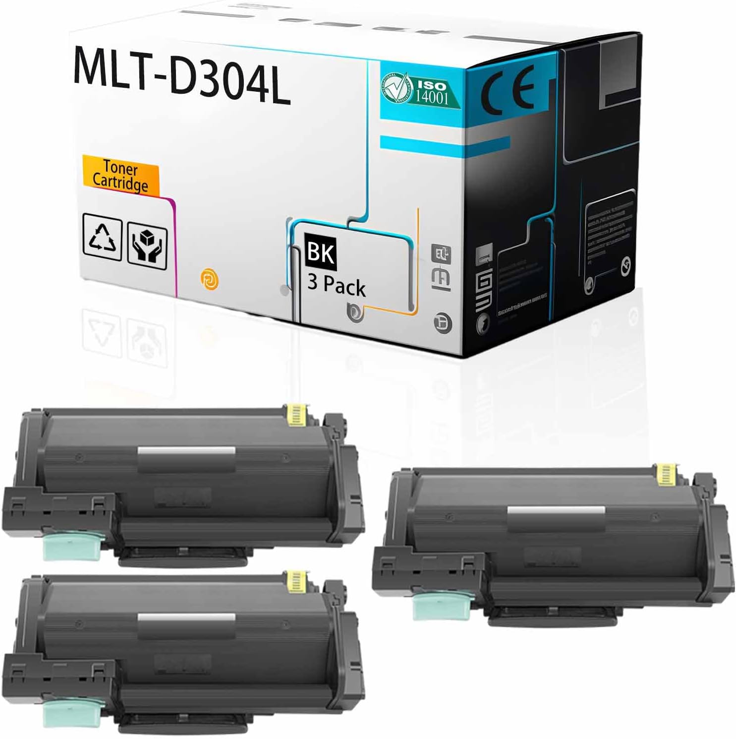 LSSF MLT-D304L SV041A Toner Cartridge Compatible for Samsung ProXpress M4530ND M4530NX M4583FX Printer, High Print Page Volume with Chip (Black 3Pack)