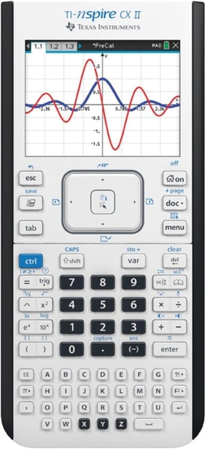 Texas Instruments TI-Nspire CX II Graphing Calculator (Renewed)