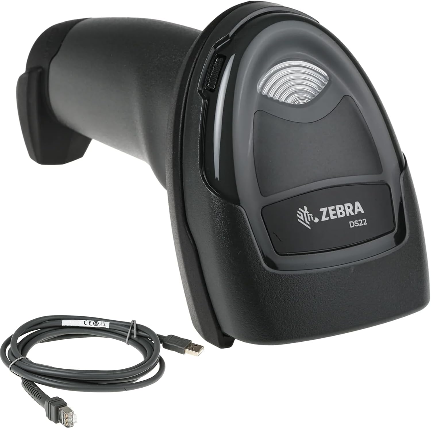 ZEBRA DS2208-SR Barcode Scanner with USB Cable, 1D/2D Imager, General Purpose, Scanner ONLY, Handheld, Standard Range, Corded, Black (Renewed)
