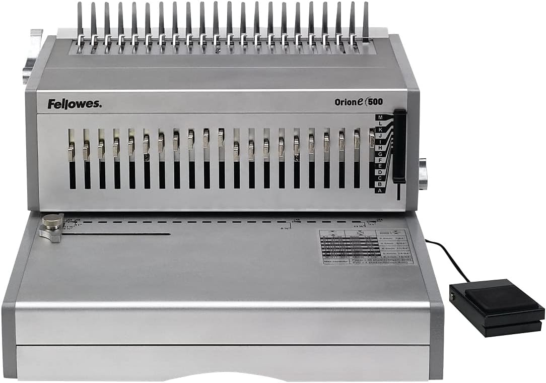 Fellowes Orion E 500 Electric Comb Binding Machine (5643201)