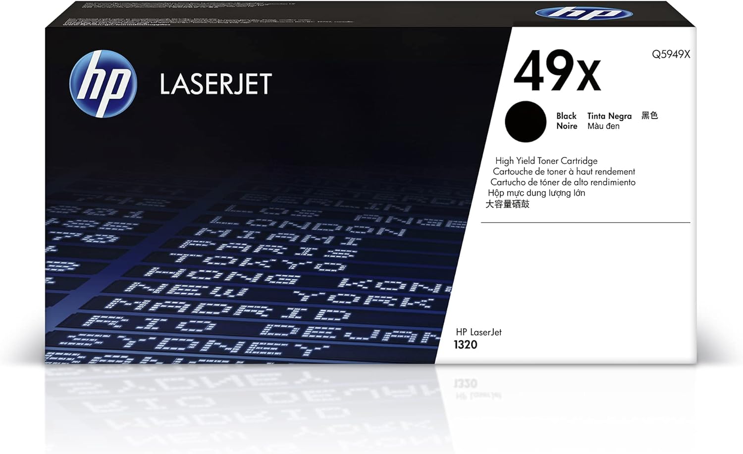 HP 49X Black High-Yield Toner Cartridge | Works Laserjet 1320 Series | Q5949X