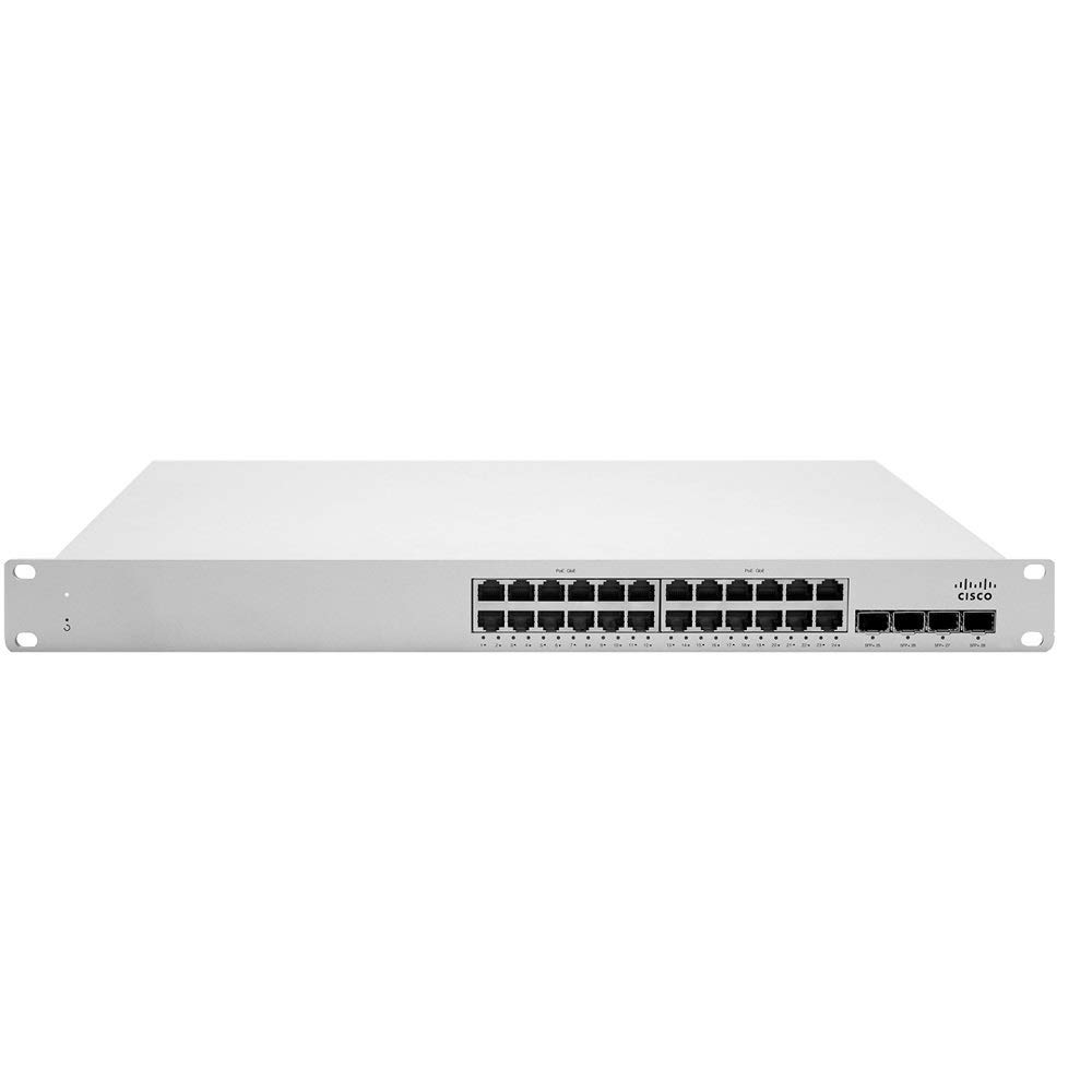 Meraki MS225-24P Ethernet Switch - Hardware Only (Renewed)