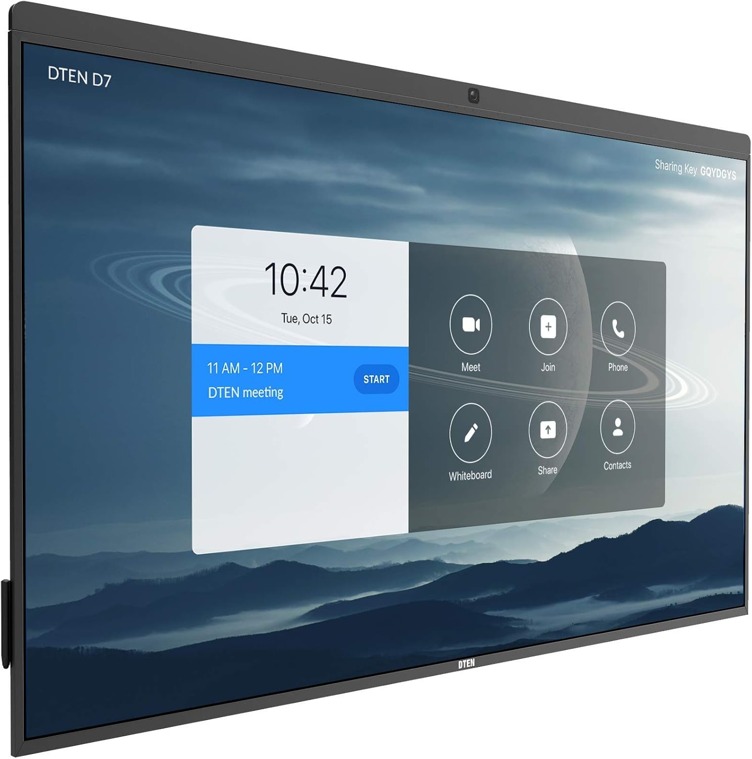 DTEN D7 55-inch All-in-One Video Conferencing System, Digital whiteboard, Interactive Monitor with Microphone Array, HD Camera, and Speakers