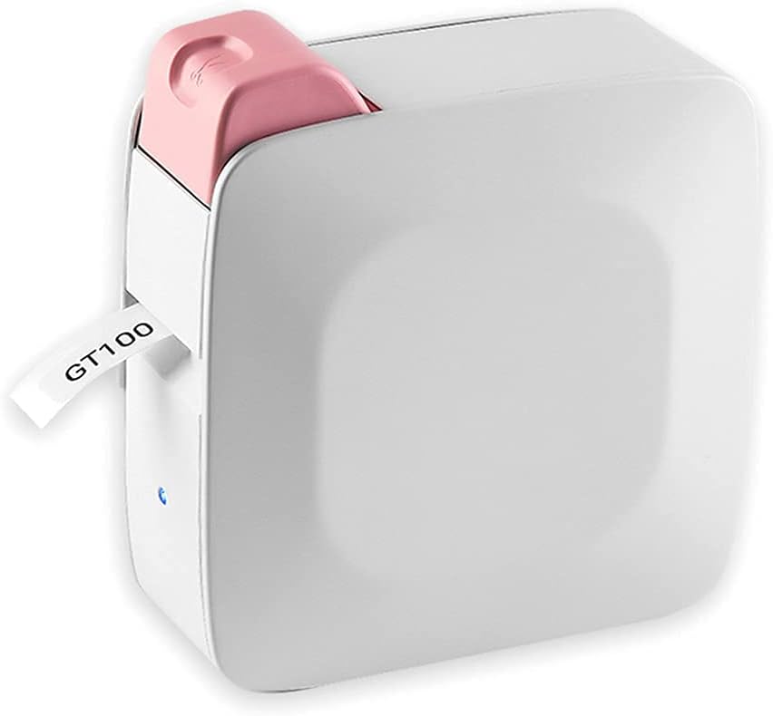 TREEYX Label Printer, Thermal Transfer Printer Wireless Label Printer Marker Manual Cutting 6-14mm Label Width Support