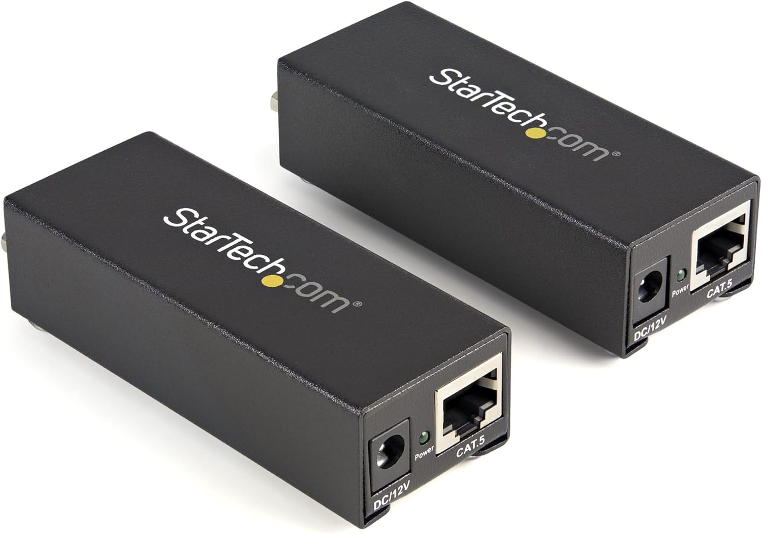 StarTech.com VGA Over CAT5 Extender – 250 ft (80m) – 1 Local and 1 Remote Unit - VGA Video Over Ethernet Extender Kit , TAA (ST121UTPEP)
