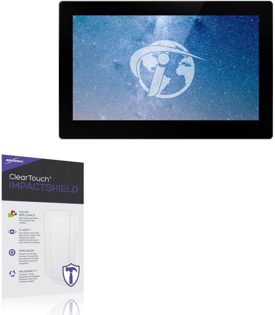 BoxWave Screen Protector Compatible with Touch International 89-OFM-STD-185-001 - ClearTouch ImpactShield (2-Pack), Impenetrable Screen Protector Flexible Film