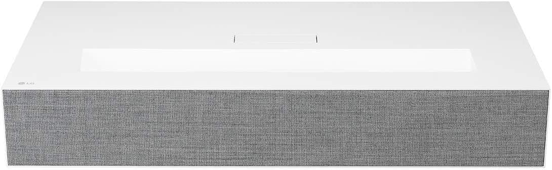 LG HU85LA 120” 4K UHD Resolution (3840 x 2160) Laser Smart Home Theater CineBeam Ultra Short Throw Projector, 2700 ANSI Lumen, Smart TV enabled, Alexa Built-in, HDR10, with Magic Remote - White