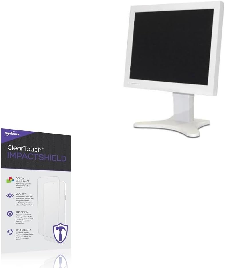 BoxWave Screen Protector Compatible with Ampronix Chromamaxx 20CBCSY (20 in) - ClearTouch ImpactShield (2-Pack), Impenetrable Screen Protector Flexible Film