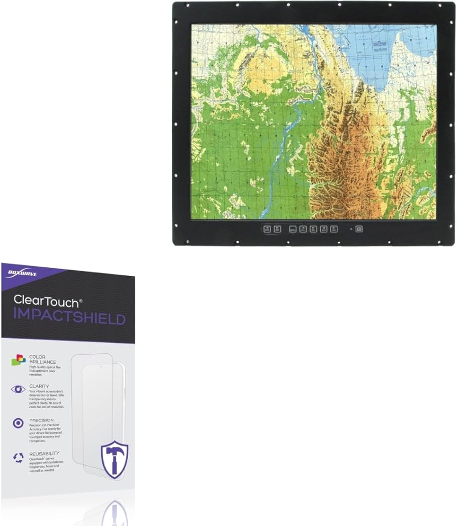 BoxWave Screen Protector Compatible With Neuro Logic Systems PM-17-R - ClearTouch ImpactShield (2-Pack), Impenetrable Screen Protector Flexible Film